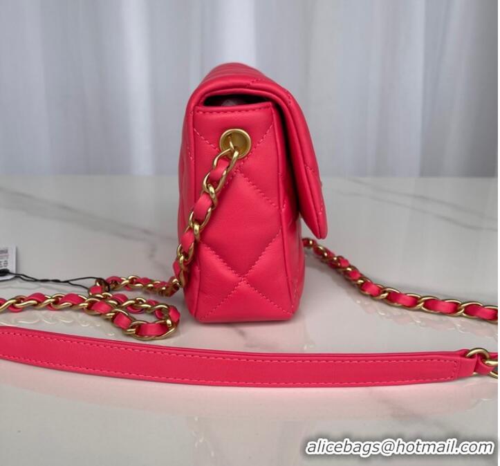 Good Looking Chanel MINI FLAP BAG AS3979 red