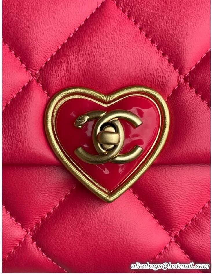 Good Looking Chanel MINI FLAP BAG AS3979 red