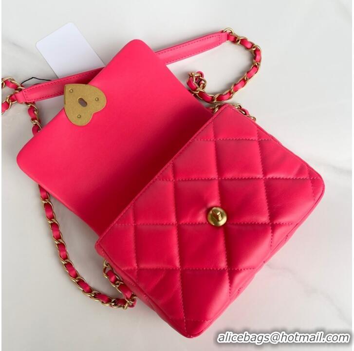 Good Looking Chanel MINI FLAP BAG AS3979 red