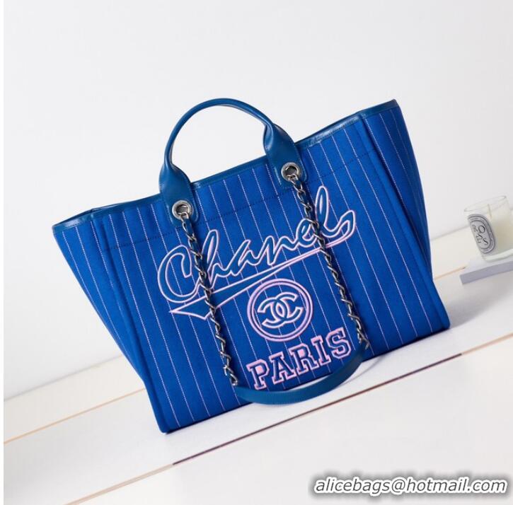 Trendy Design Chanel LARGE SHOPPING BAG B66941 BLUE