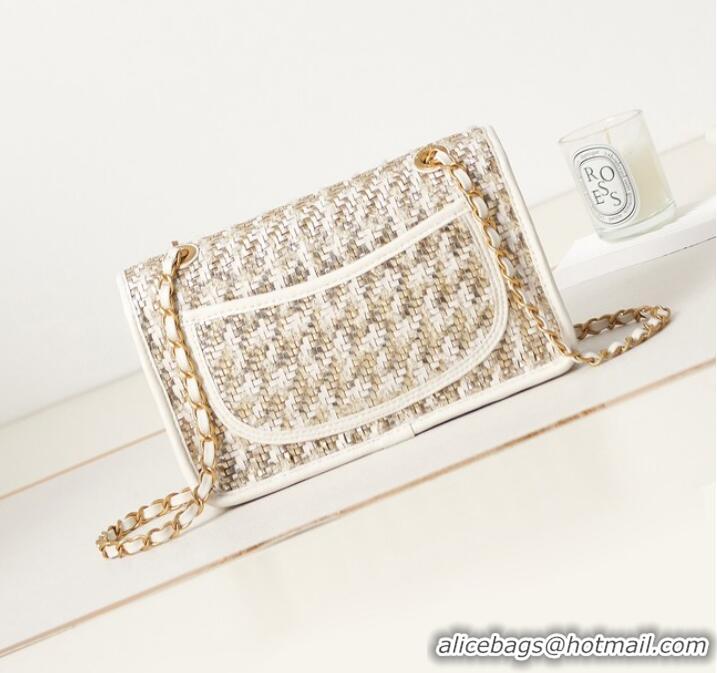 Good Product Chanel FLAP BAG AS3767 WHITE