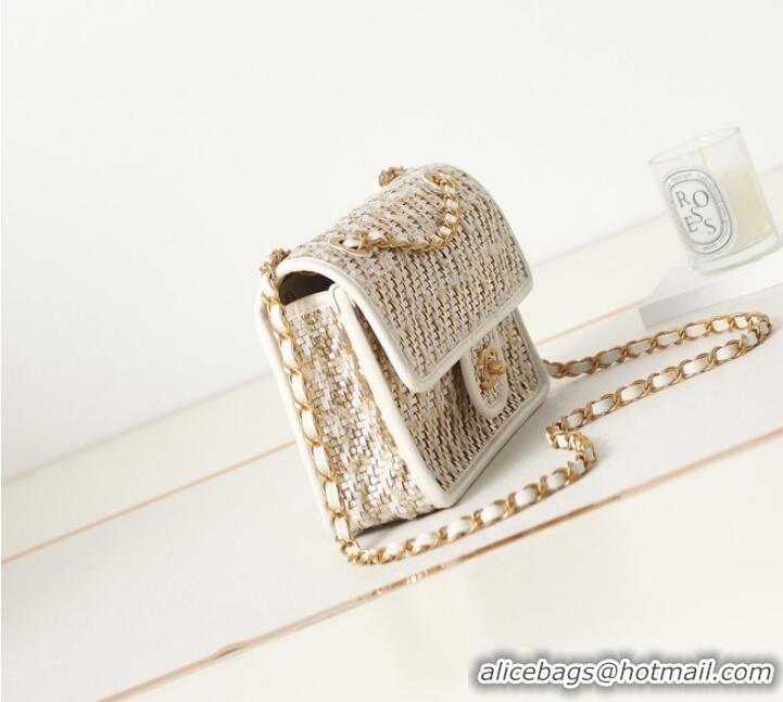 Good Product Chanel FLAP BAG AS3767 WHITE