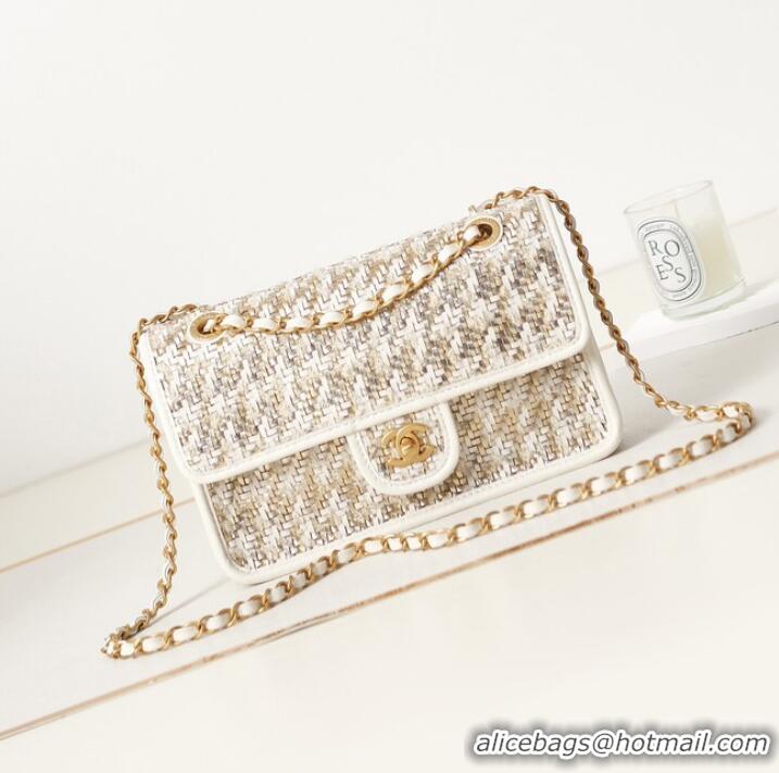 Good Product Chanel FLAP BAG AS3767 WHITE