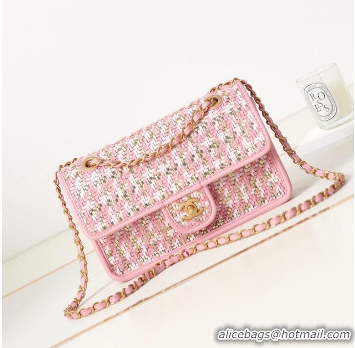 Good Taste Chanel FLAP BAG AS3767 PINK