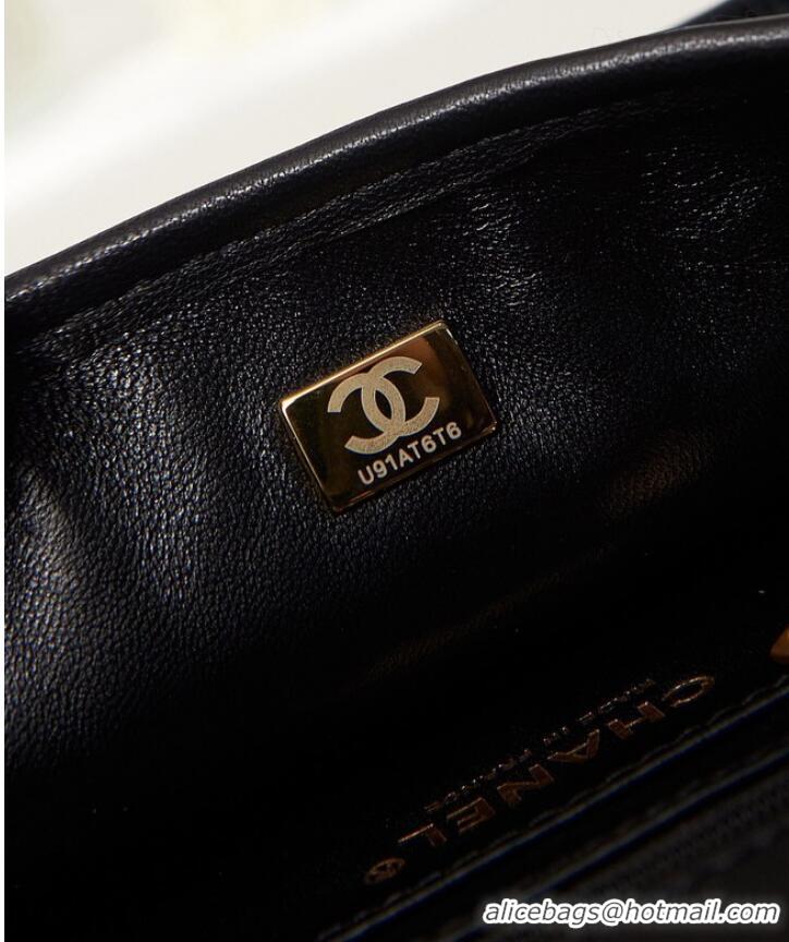 Particularly Recommended Chanel FLAP BAG AS3767 BLACK