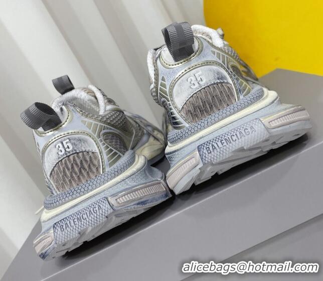 Charming Balenciaga 3XL Trainers Sneakers Grey/Gold 022203