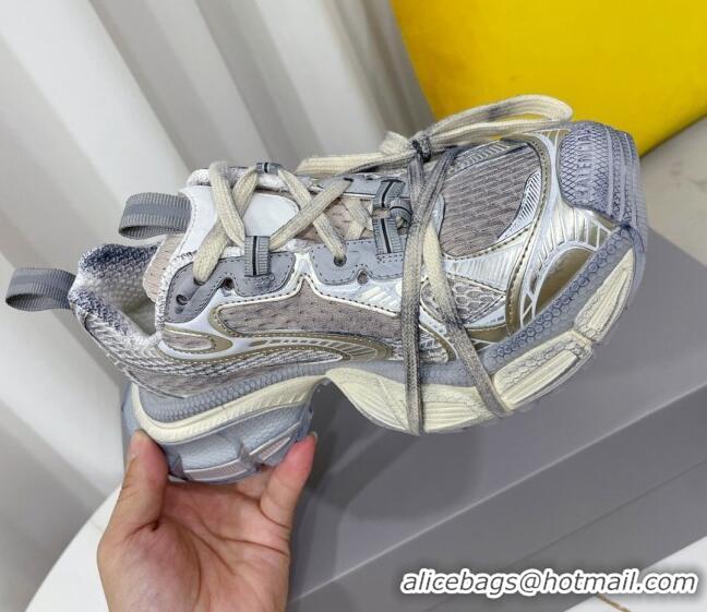 Charming Balenciaga 3XL Trainers Sneakers Grey/Gold 022203