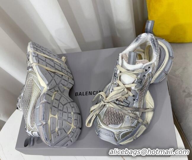 Charming Balenciaga 3XL Trainers Sneakers Grey/Gold 022203