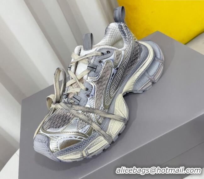 Charming Balenciaga 3XL Trainers Sneakers Grey/Gold 022203