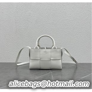 Top Quality Bottega Veneta Candy Arco Tote Bag 729029 white