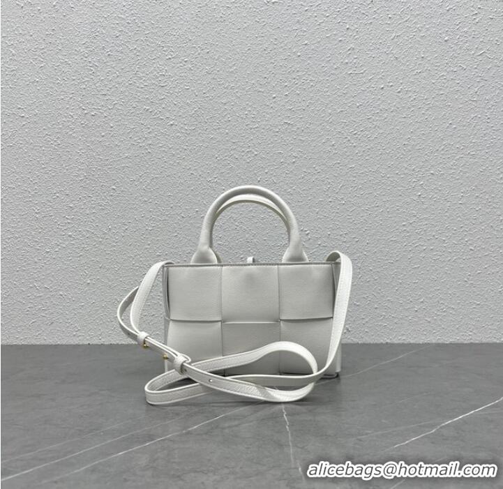 Top Quality Bottega Veneta Candy Arco Tote Bag 729029 white