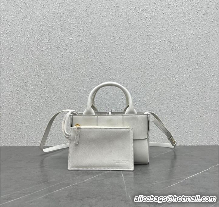 Top Quality Bottega Veneta Candy Arco Tote Bag 729029 white