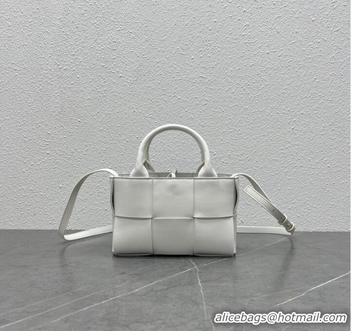 Top Quality Bottega Veneta Candy Arco Tote Bag 729029 white