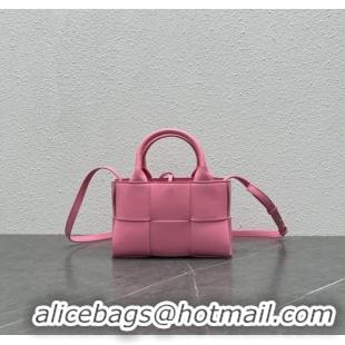 Promotional Bottega Veneta Candy Arco Tote Bag 729029 pink