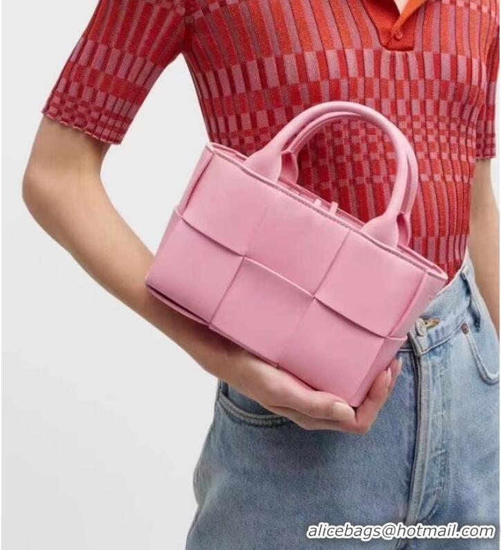 Promotional Bottega Veneta Candy Arco Tote Bag 729029 pink