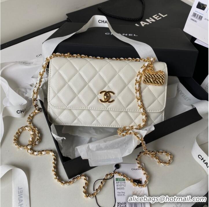 Pretty Style CHANEL WALLET ON CHAIN AP3318 white