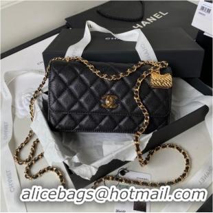 Good Looking CHANEL WALLET ON CHAIN AP3318 black