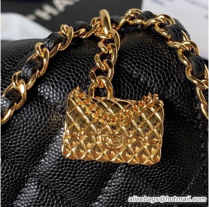 Good Looking CHANEL WALLET ON CHAIN AP3318 black