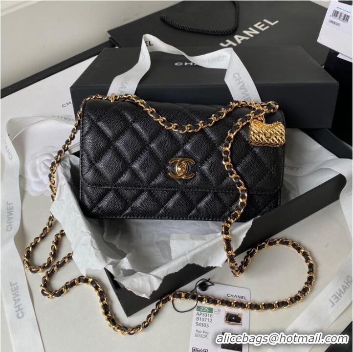 Good Looking CHANEL WALLET ON CHAIN AP3318 black