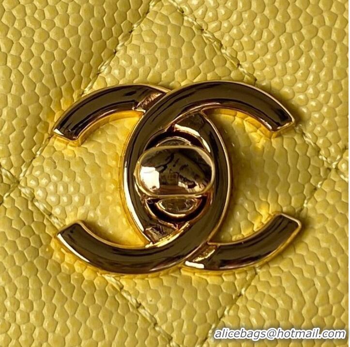 Low Cost CHANEL WALLET ON CHAIN AP3318 yellow