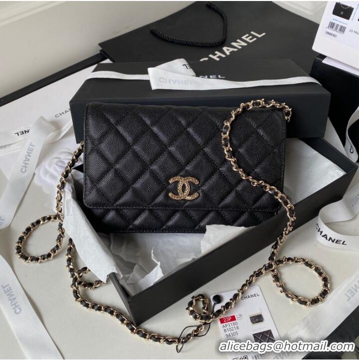 Good Product CHANEL WALLET ON CHAIN AP3180 black