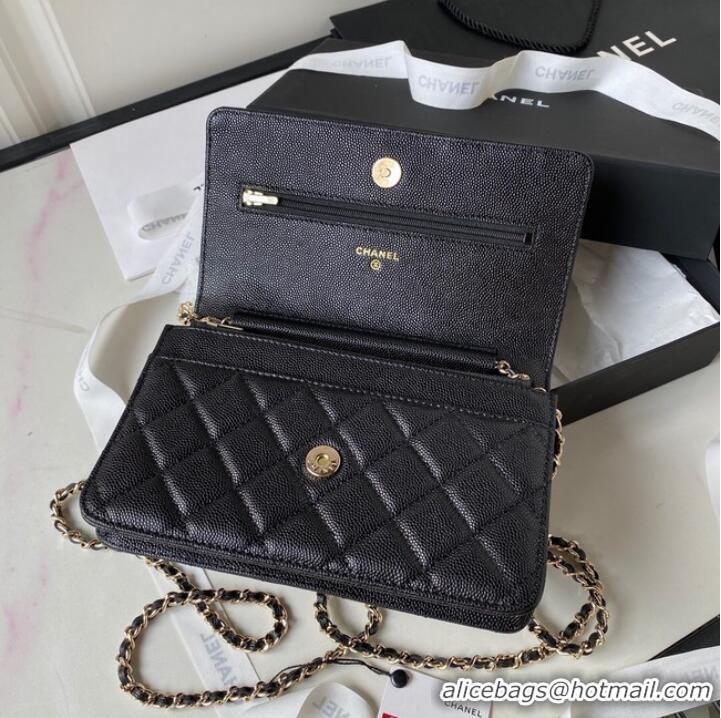 Good Product CHANEL WALLET ON CHAIN AP3180 black