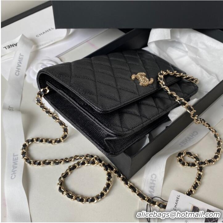 Good Product CHANEL WALLET ON CHAIN AP3180 black