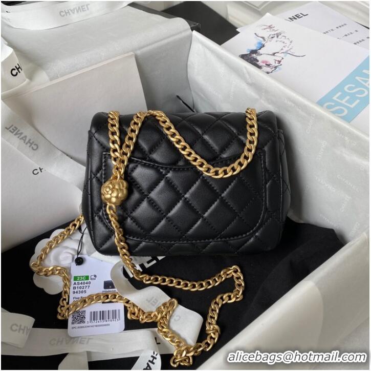 Luxury Cheap Chanel MINI FLAP BAG AS4040 black