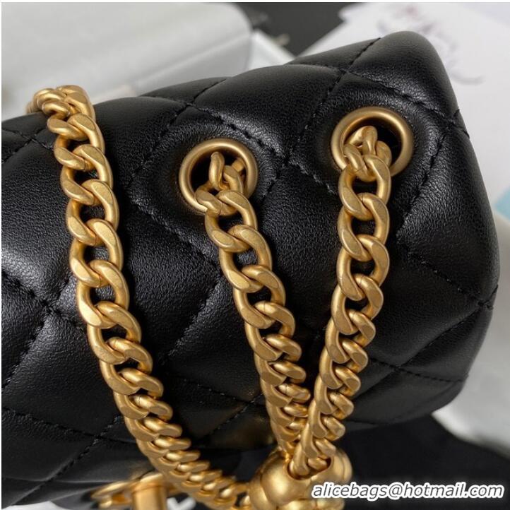 Luxury Cheap Chanel MINI FLAP BAG AS4040 black