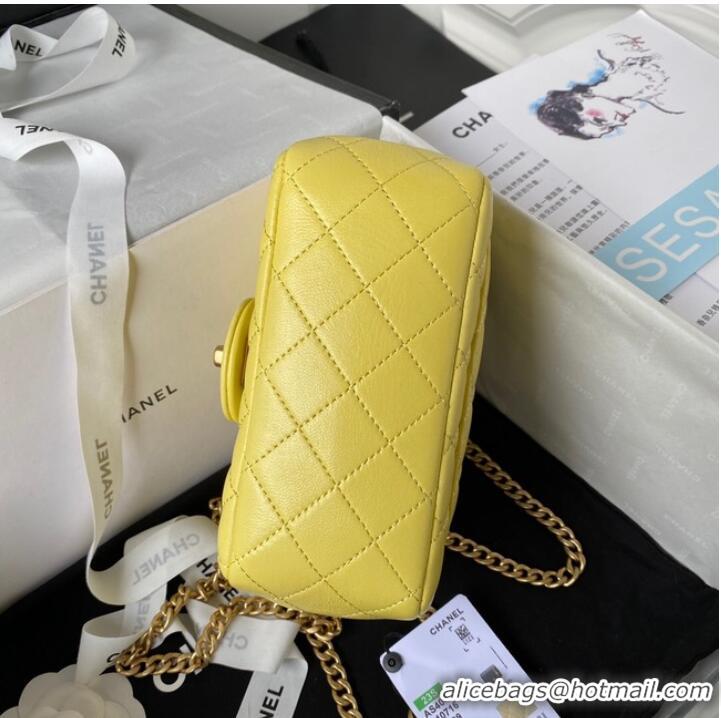 Buy Discount Chanel MINI FLAP BAG AS4040 yellow