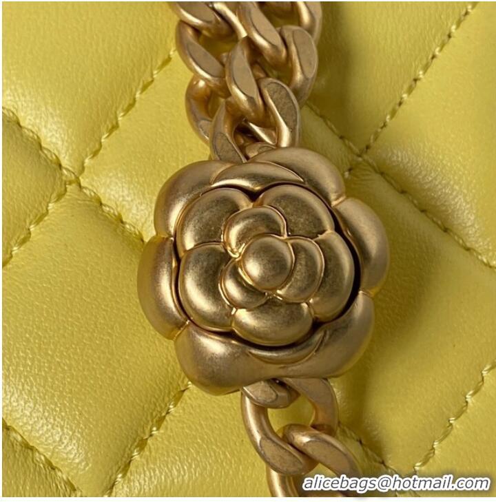 Buy Discount Chanel MINI FLAP BAG AS4040 yellow