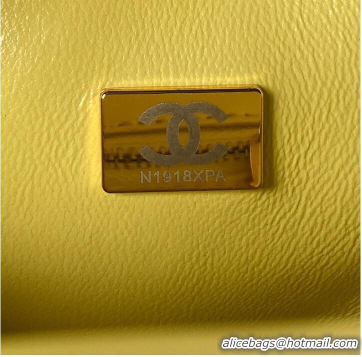 Buy Discount Chanel MINI FLAP BAG AS4040 yellow