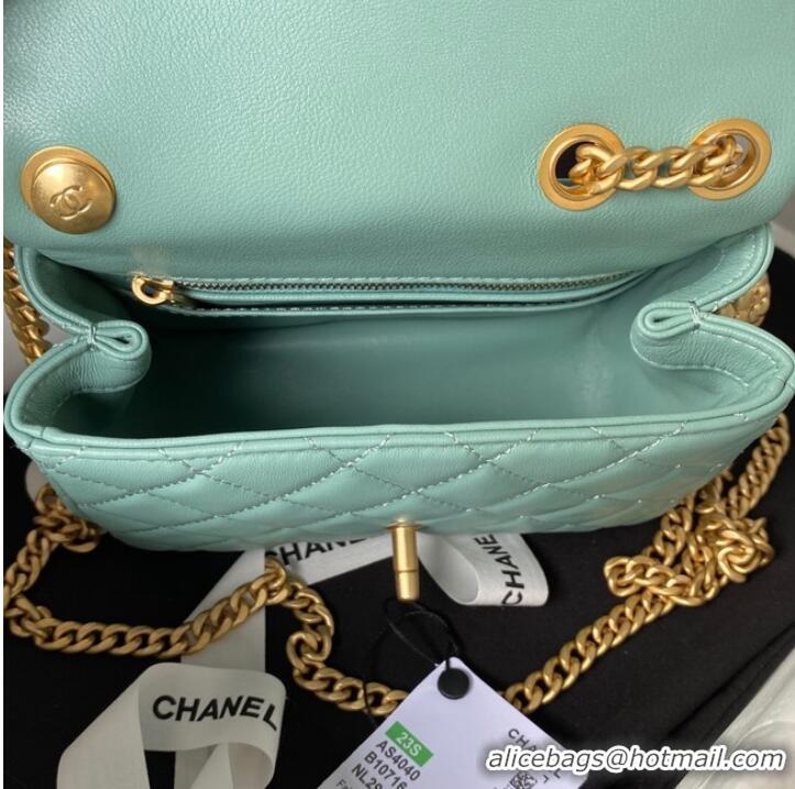 Good Quality Chanel MINI FLAP BAG AS4040 light blue