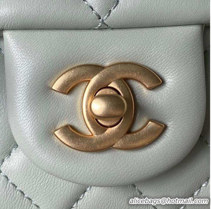 Buy New Cheap Chanel MINI FLAP BAG AS4040 light green