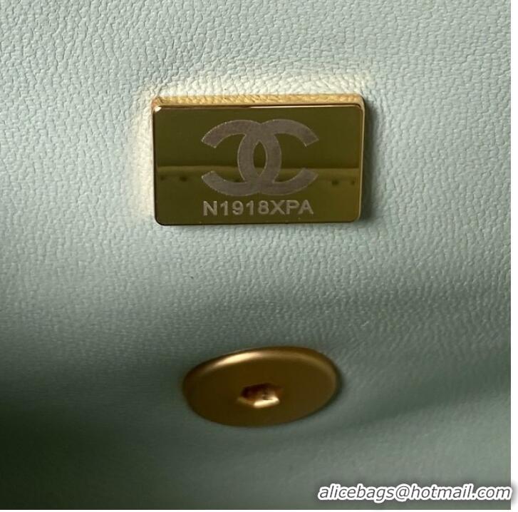 Buy New Cheap Chanel MINI FLAP BAG AS4040 light green