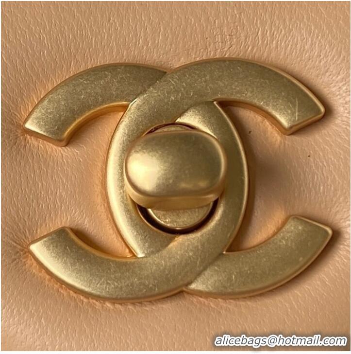 Well Crafted Chanel MINI FLAP BAG AS4040 apricot