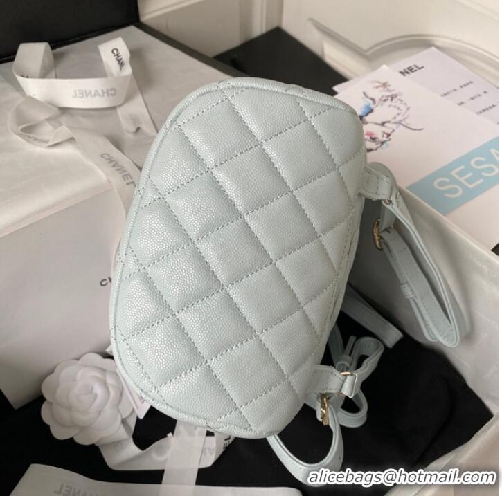 Affordable Price Chanel BACKPACK AS4058 Ice blue