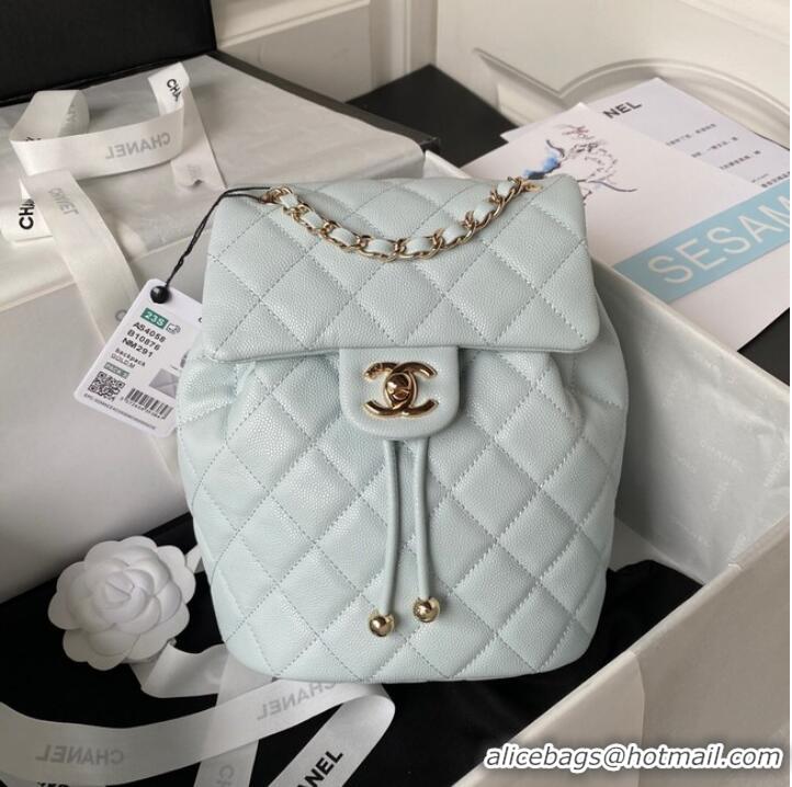 Affordable Price Chanel BACKPACK AS4058 Ice blue