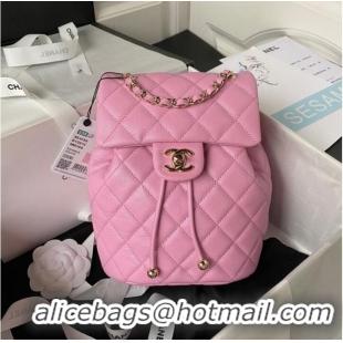 Cheapest AAAAA Chanel BACKPACK AS4058 Cherry blossom powder