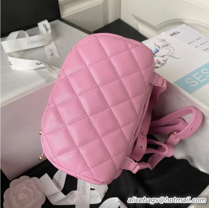 Cheapest AAAAA Chanel BACKPACK AS4058 Cherry blossom powder