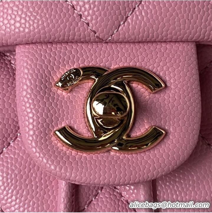 Cheapest AAAAA Chanel BACKPACK AS4058 Cherry blossom powder