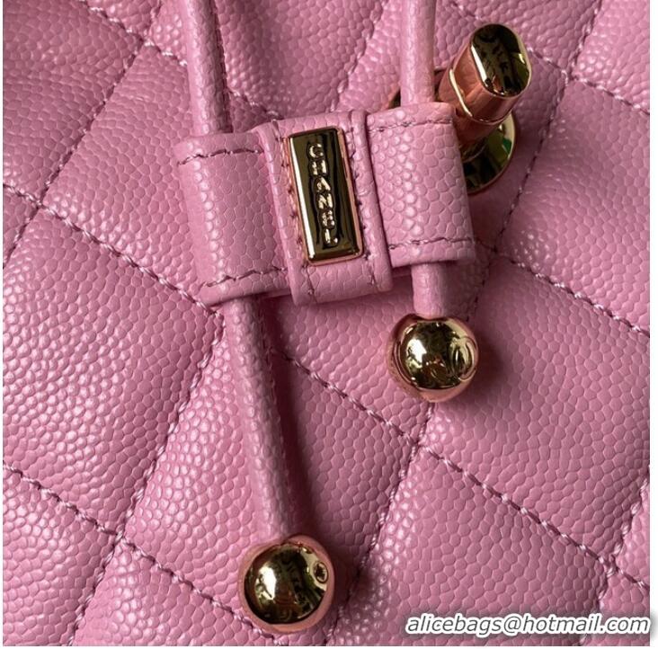 Cheapest AAAAA Chanel BACKPACK AS4058 Cherry blossom powder