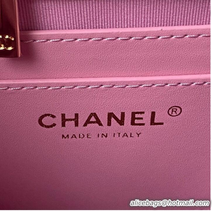 Cheapest AAAAA Chanel BACKPACK AS4058 Cherry blossom powder