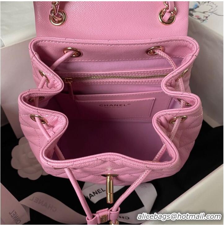 Cheapest AAAAA Chanel BACKPACK AS4058 Cherry blossom powder