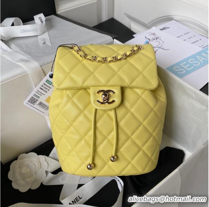 Reasonable Price Chanel BACKPACK AS4058 yellow