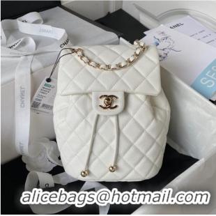 Pretty Style Chanel BACKPACK AS4058 white