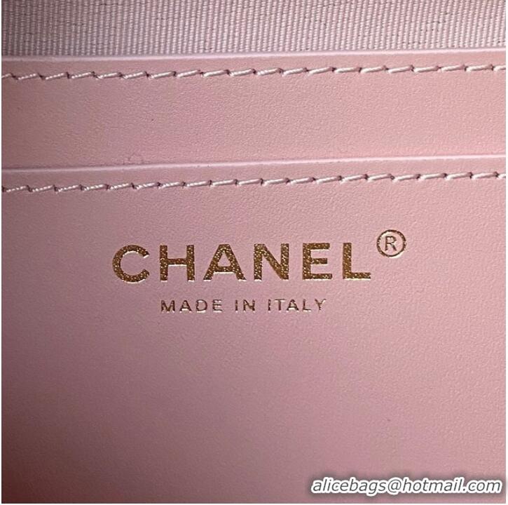 Particularly Recommended Chanel BACKPACK AS4058 light pink