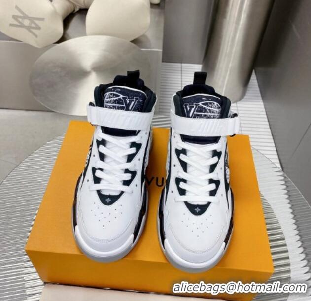 Stylish Louis Vuitton LV Trainer 2 Leather Sneakers White 2101451