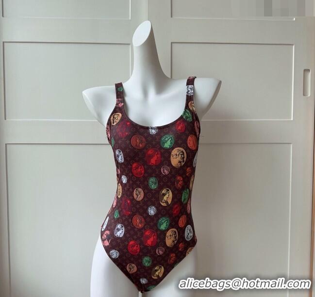 ​Trendy Design Louis Vuitton Fornasetti Swimwear LV0408 Brown 2023