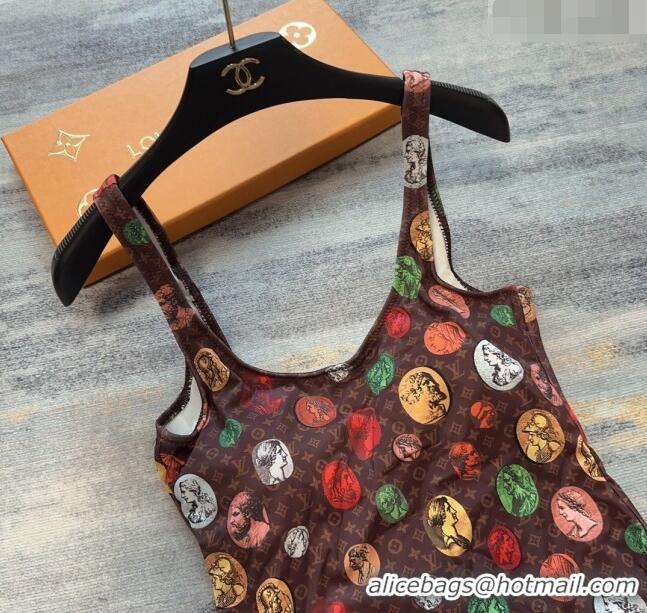 ​Trendy Design Louis Vuitton Fornasetti Swimwear LV0408 Brown 2023